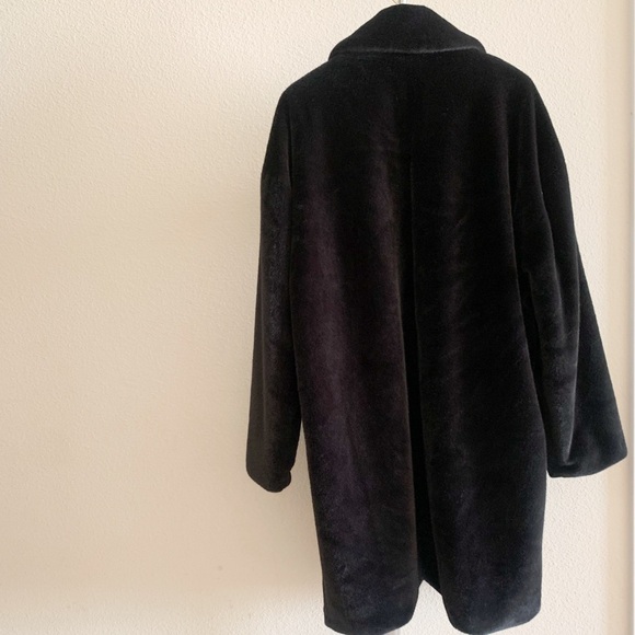 Black Faux Fur Jacket. - Picture 2 of 3